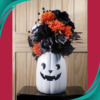 Halloween Jack-O’-Lantern Floral Arrangement