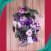 Purple Elegance Floral Swag